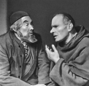 Сцена из спектакля "Натан Мудрый" Г.Э.Лессинга. Немецкий театр. 1945 г.